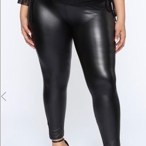 Hot to Touch PU Leggings